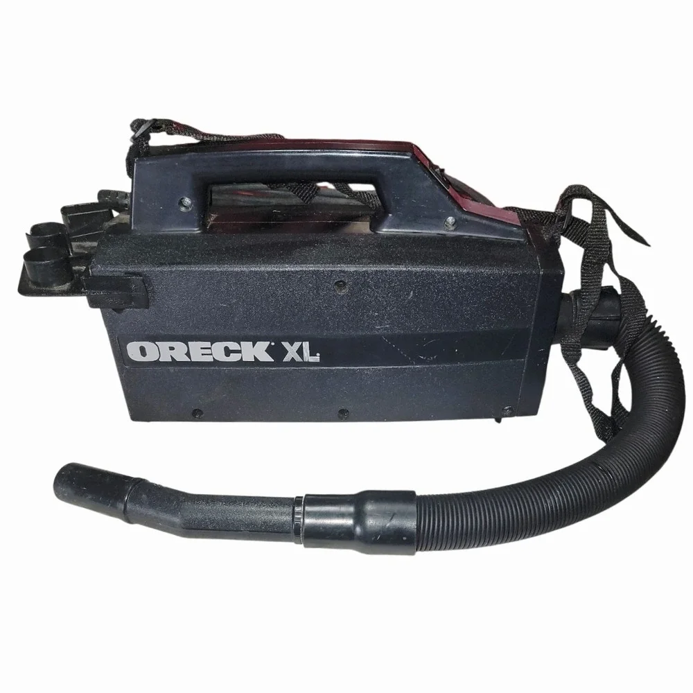 Oreck XL‎ Compact Canister Vacuum Portable Handheld w/ Hose Strap Tested